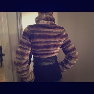 Bebe Faux Fur Jacket